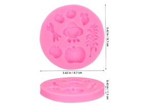 Molde silicona 8 figuras Halloween